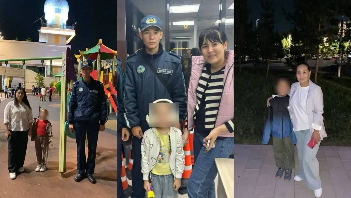 Астанада адасқан бес бала табылды