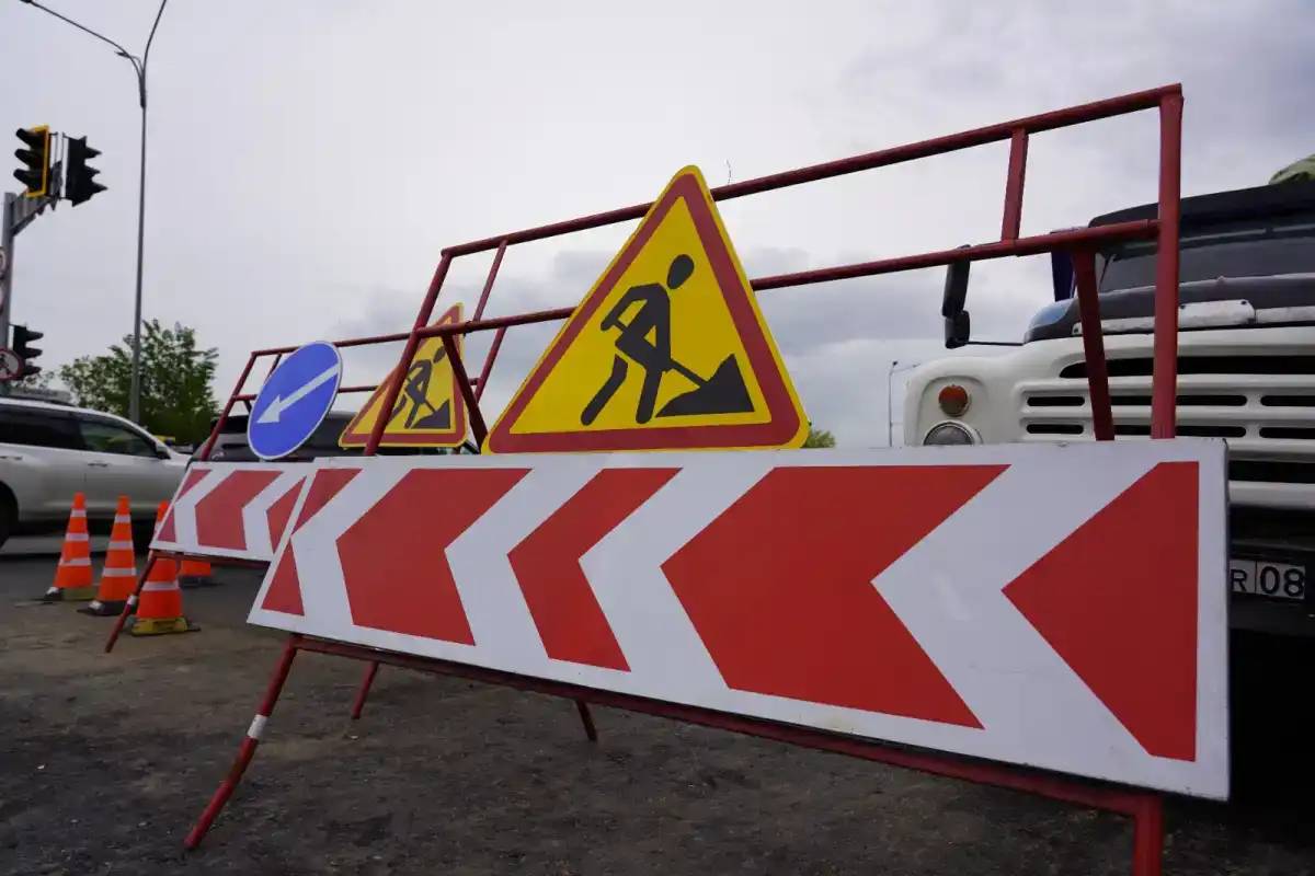 Астанада Амман көшесі жөндеу жұмыстарына байланысты жабылды