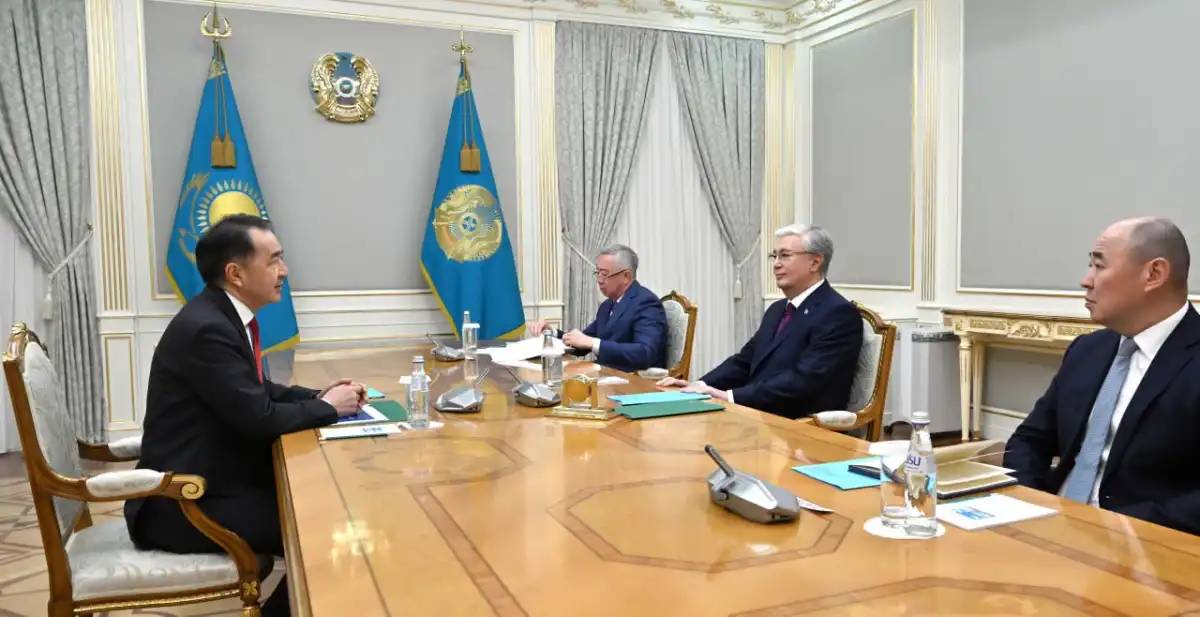 Мемлекет басшысы Бақытжан Сағынтаевты қабылдады