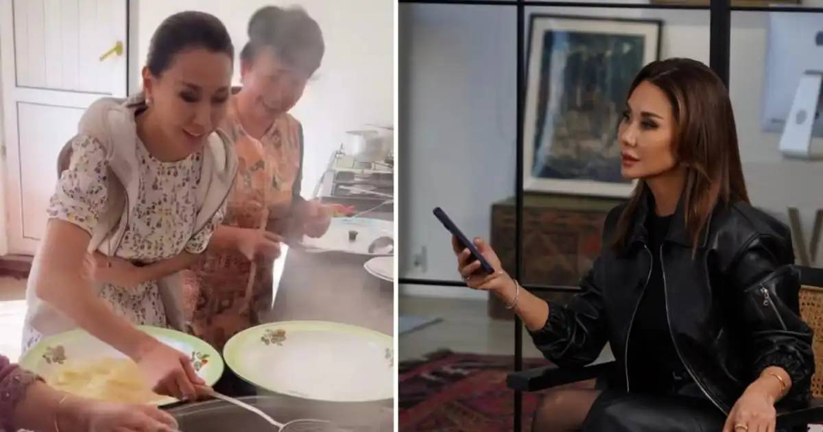 Танымал медиажұлдыз Динара Сәтжан Сарыағашта келіндік міндетін атқарды