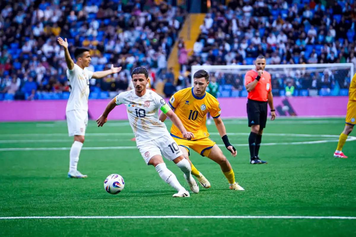 Футбол: Қазақстан құрамасы Солтүстік Македонияға есе жіберді