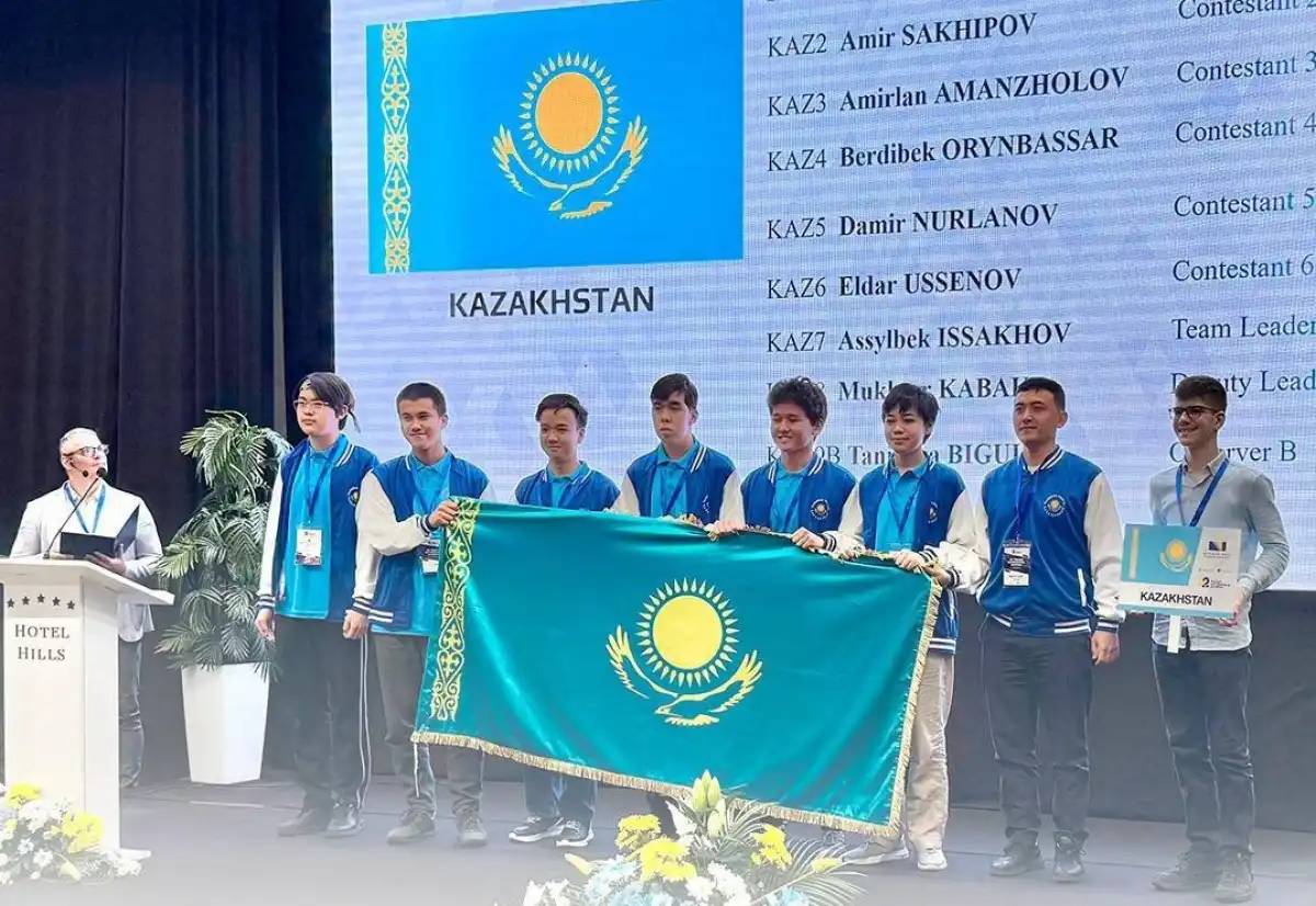 Қазақстандық оқушылар халықаралық олимпиадада ел намысын қорғап жатыр