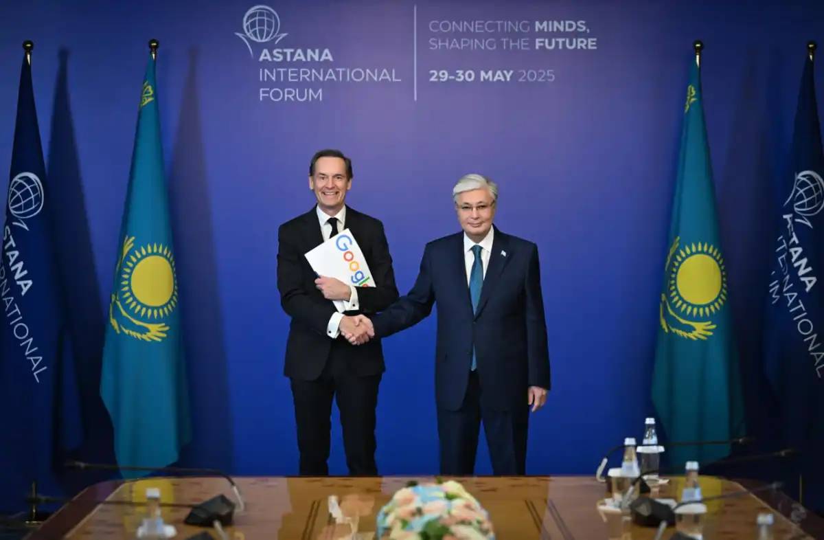 Тоқаев Google компаниясының Орталық және Шығыс Еуропа бойынша вице-президентімен кездесті