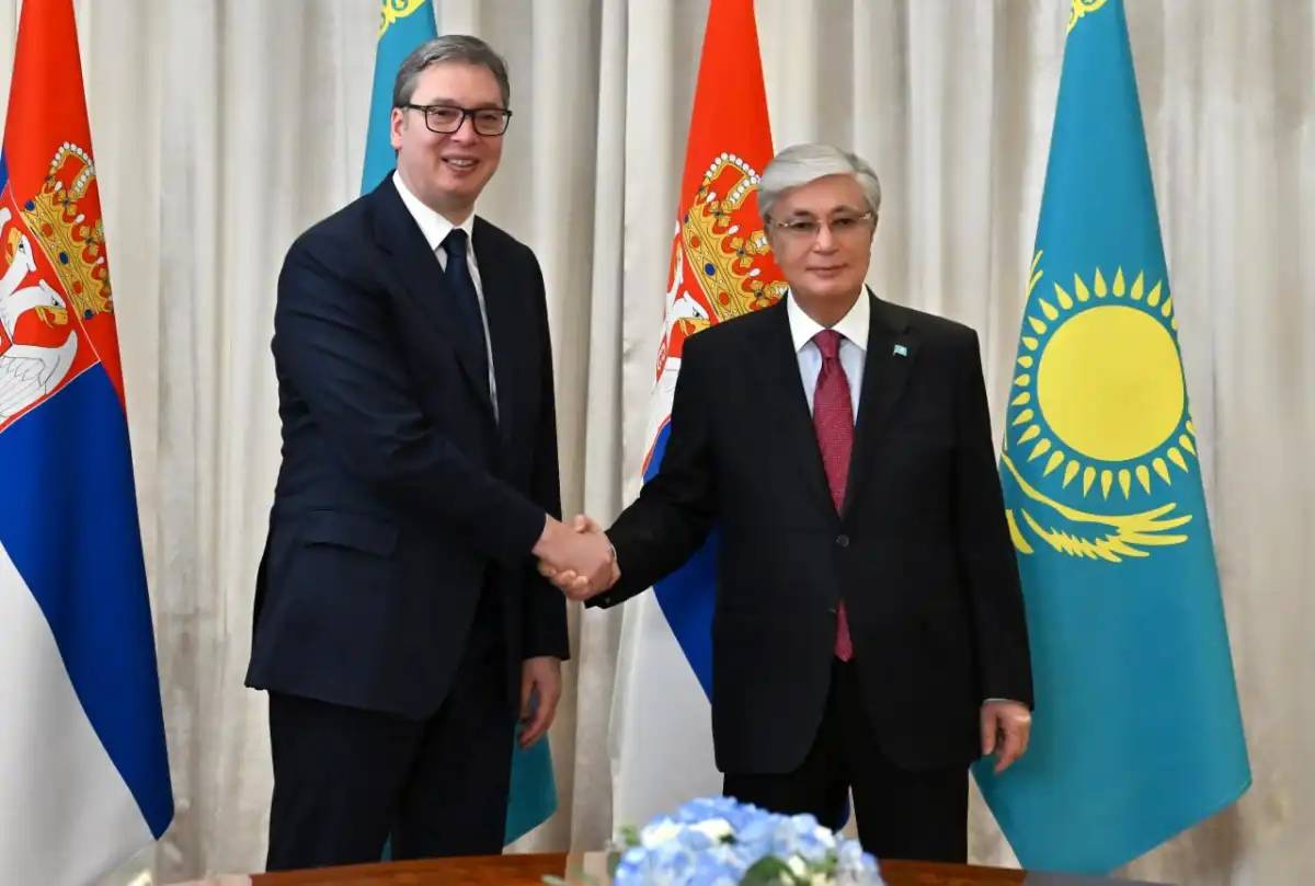 Мемлекет басшысы Сербия Президенті Александр Вучичпен келіссөз жүргізді