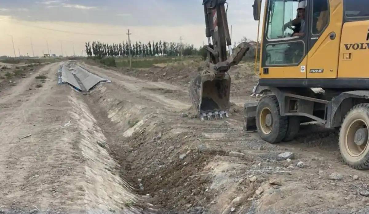 Жамбыл облысында сапасыз салынған канал учаскесі бұзылды