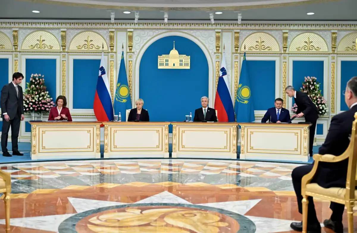 Словения Президенті мен Қасым-Жомарт Тоқаев бірлескен мәлімдеме қабылдады