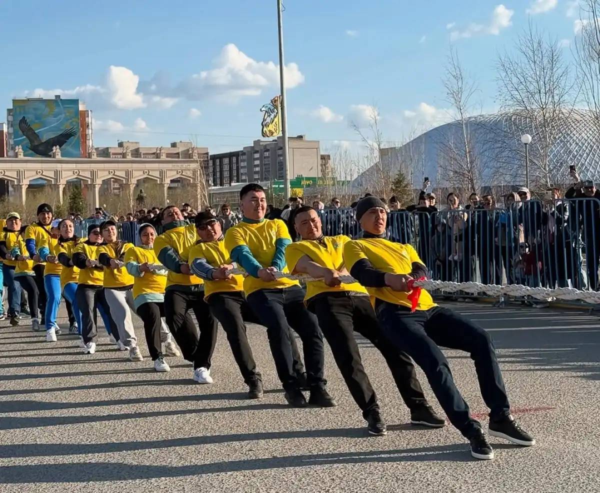 Оралда арқан тартыстан ел рекорды орнатылды