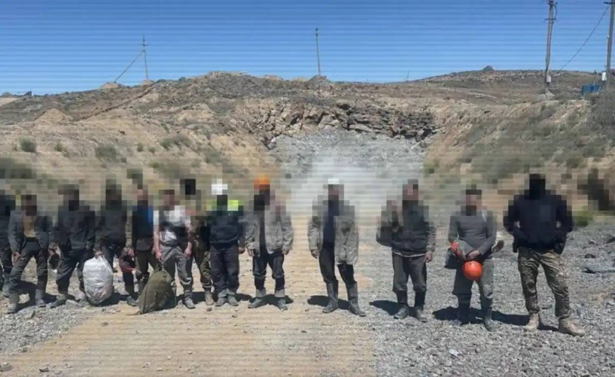 Жамбыл облысында заңсыз алтын өндіргендер ұсталды