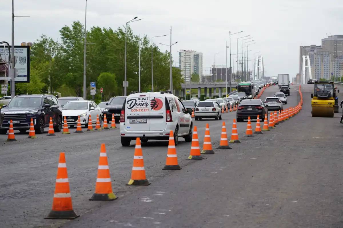 Елордада жөндеу жұмысына байланысты қандай көшелер жабылды