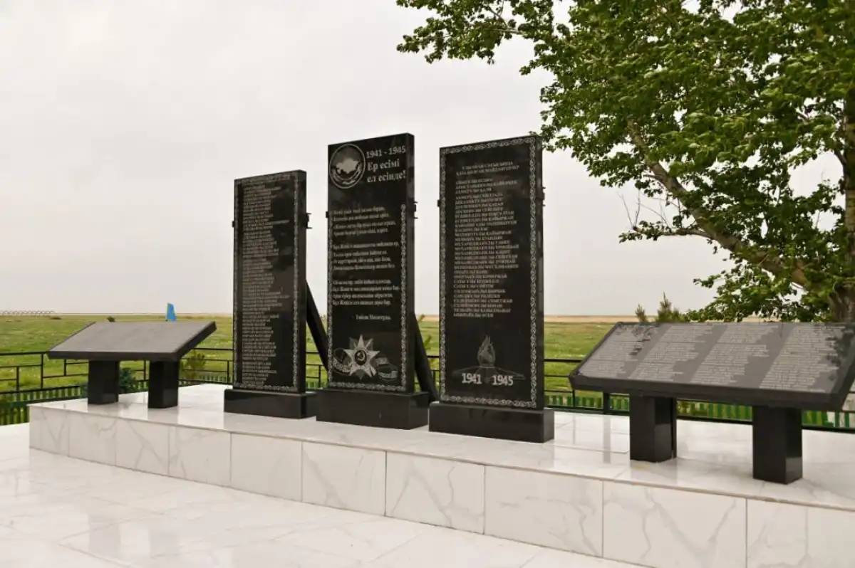 Ақмола облысында қазақстандық жауынгерлерге арналған ескерткіш мемориал ашылды