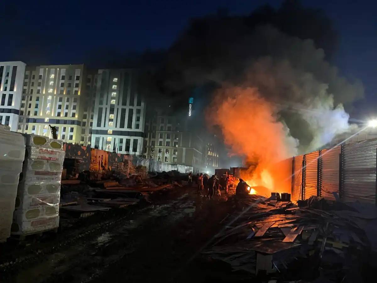 Ұлттық ұлан әскери қызметшілері елордада өрттің таралуына жол бермеді