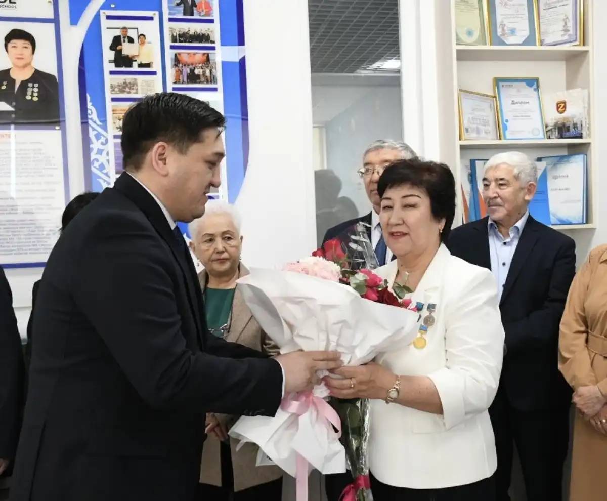 Елордалық мектепте Гүлназия Байулованың атындағы география кабинеті ашылды