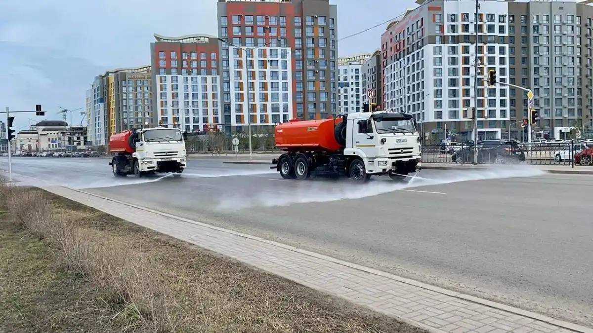Астанада көктемгі тазалық жұмыстары жүріп жатыр