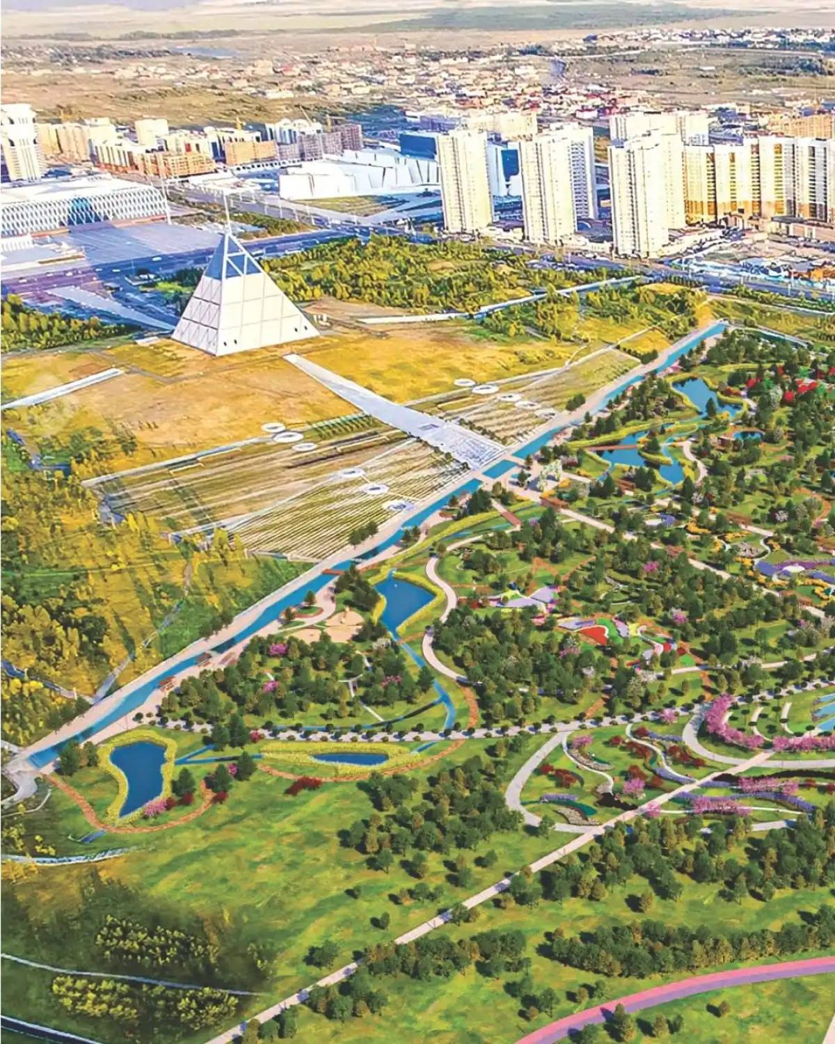 Астанада 1 миллион жасыл желек отырғызылады