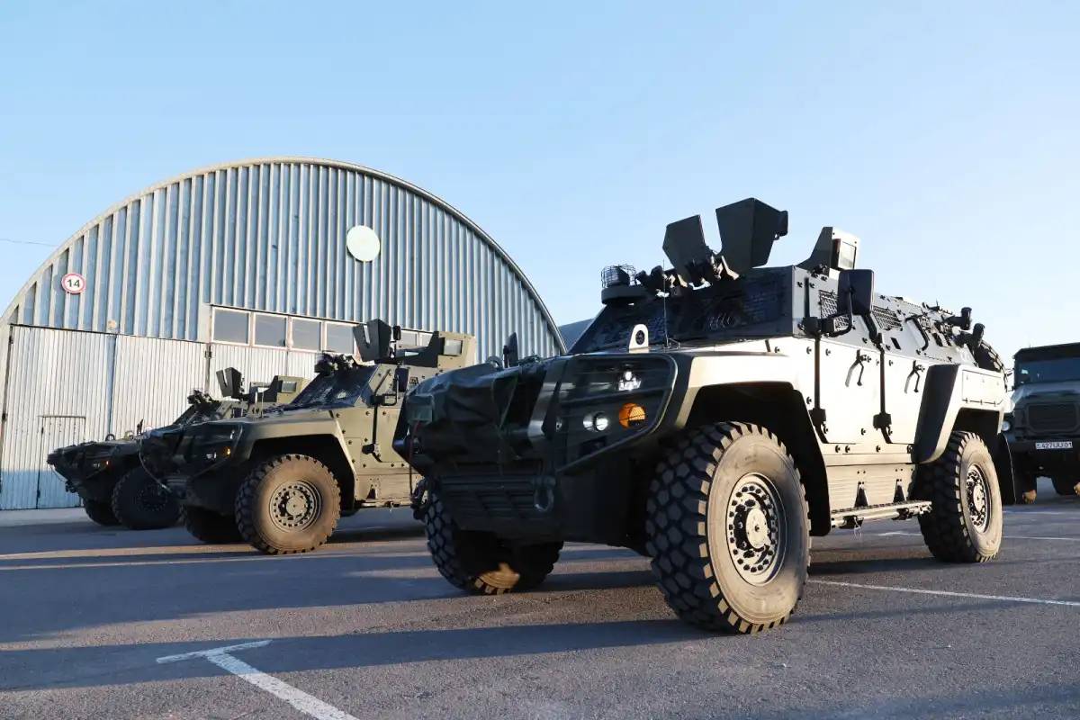 Ұлттық ұлан әскери техниканы шеруге  дайындап жатыр