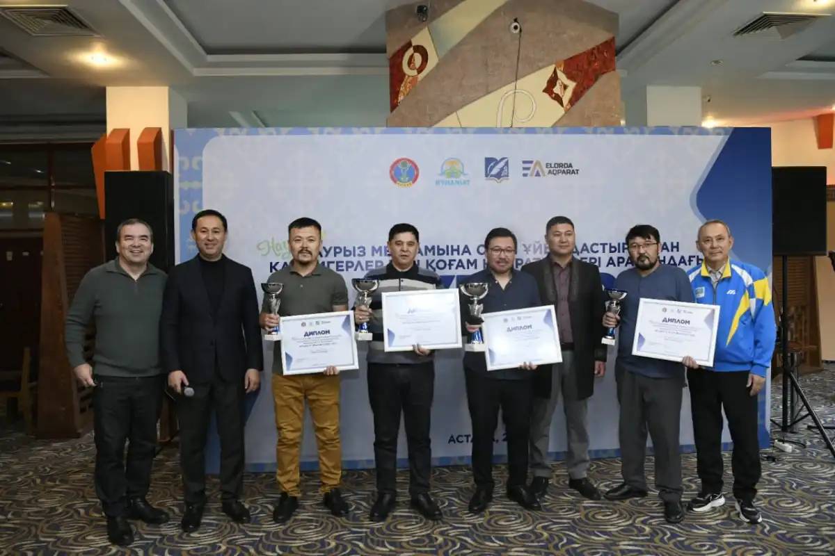Елорда зиялылары мен журналистер арасында өткен бильярд турнирінің жеңімпаздары анықталды