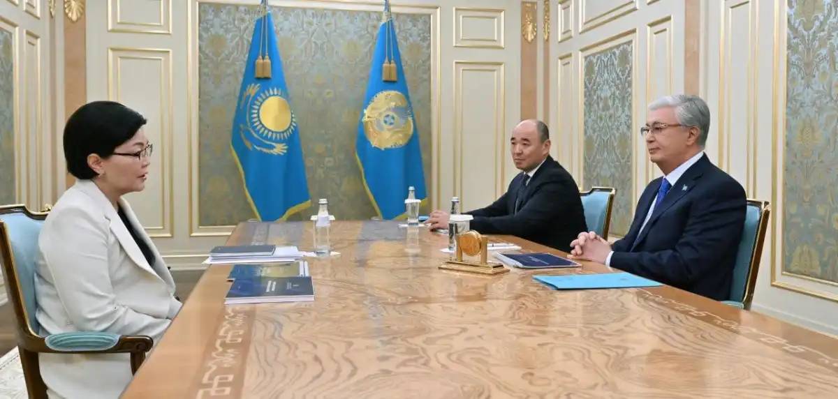 Президент еңбек және халықты әлеуметтік қорғау министрін қабылдады