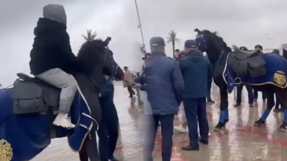 Жүз мыңның үстінде айыппұл немесе қамауға алу: Наурыз мейрамында полицеймен жұлысқан ақтаулық қыздың видеосы тарады