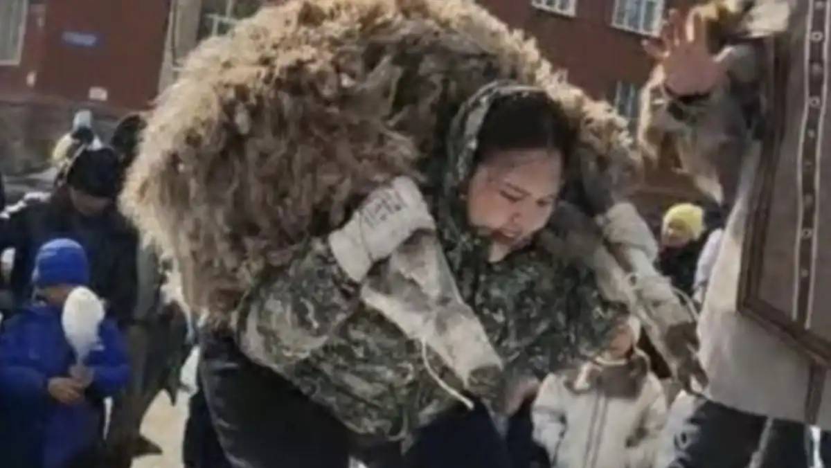 Риддерде қошқарды көтеру сайысында әйел адам жеңімпаз атанды