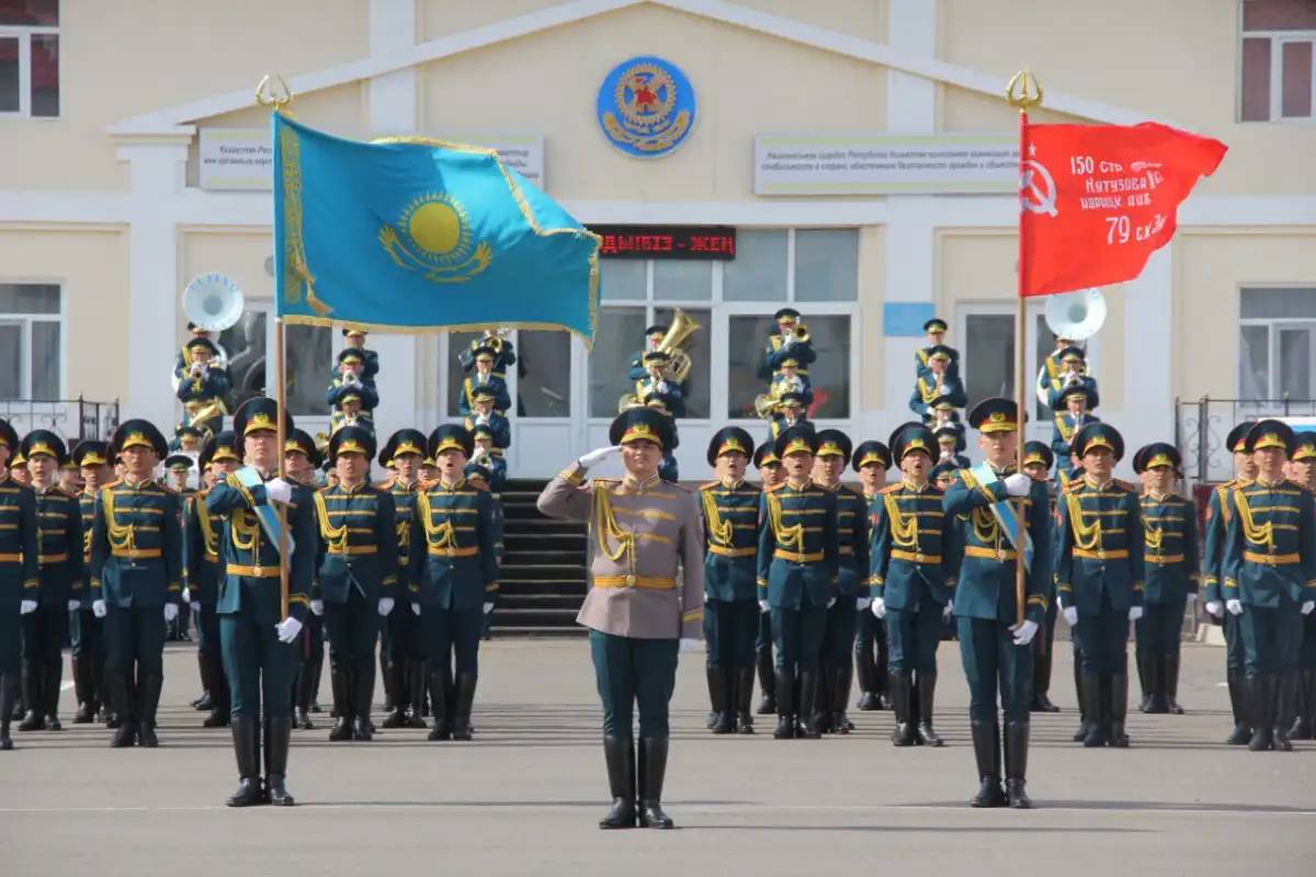 Ұлттық ұлан Жеңістің 80 жылдығын патриоттық акциямен атап өтті