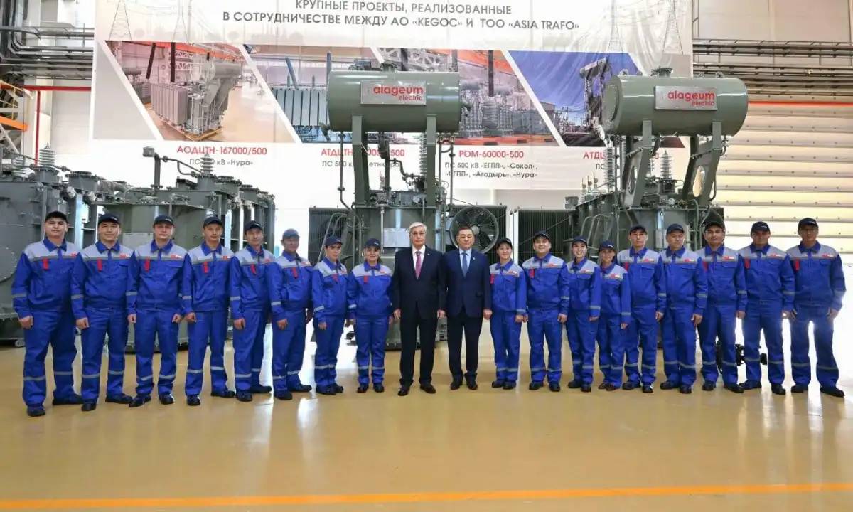 Президент «Тассай» индустриалды аймағын аралап көрді