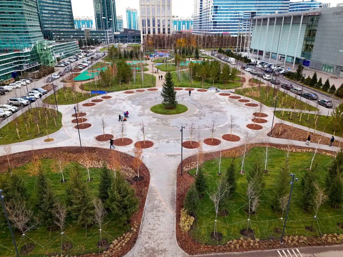 Елордада 170 қоғамдық кеңістік пен аула абаттандырылды