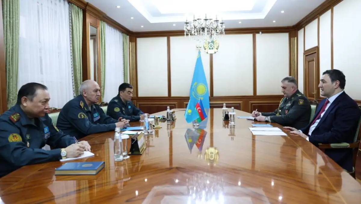 Қорғаныс министрлігінде Әзербайжанның жаңа әскери атташесі таныстырылды