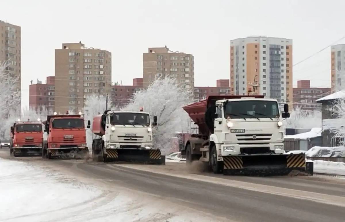 Астанада қыс басталғалы 919 мың текше метрден астам қар шығарылды