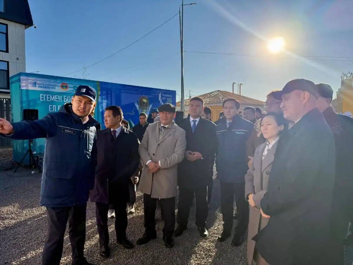 Елордадағы «Тельман» тұрғын алабында газбен қамту жүйесі іске қосылды