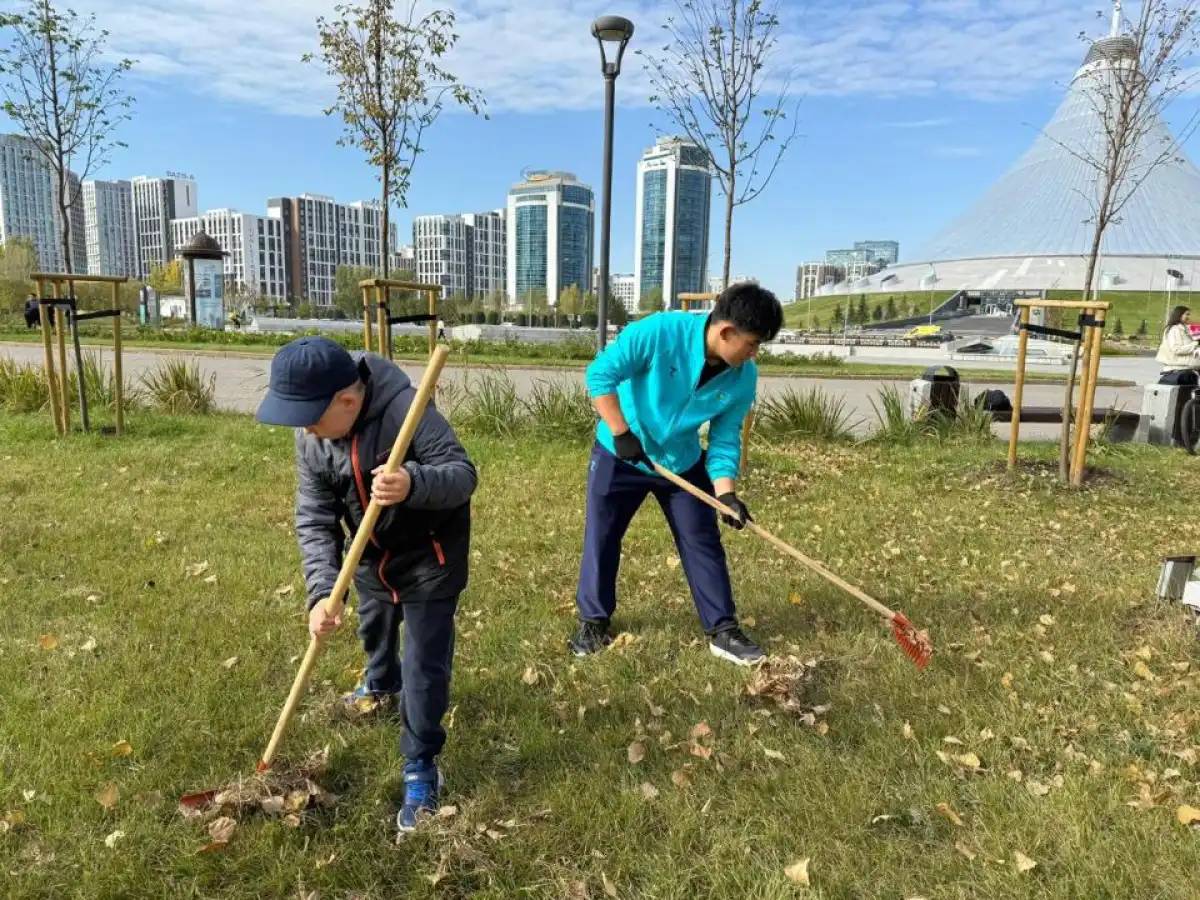 Астанада ауқымды жалпы қалалық сенбілік өтіп жатыр