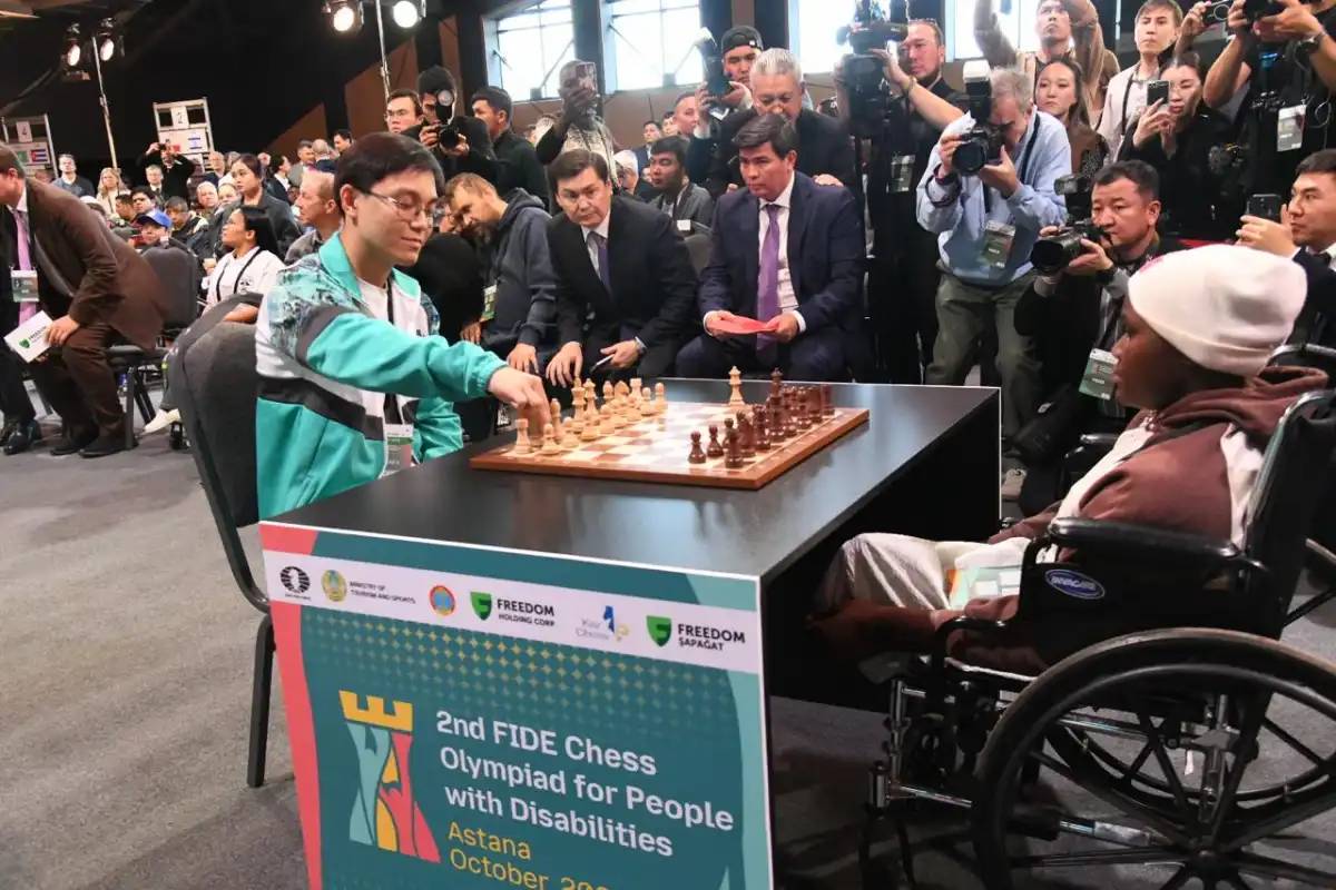 Астанада ерекше қажеттіліктері бар адамдарға арналған шахмат олимпиадасы басталды