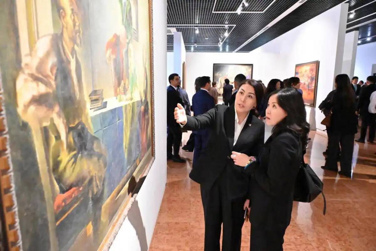 Астанада суретші Ерболат Төлепбайдың мерейтойлық көрмесі ашылды