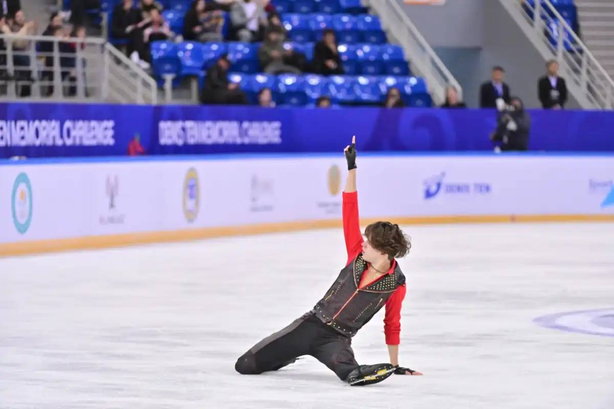 Мәнерлеп сырғанаушы Михаил Шайдоров Денис Тен мемориалында жеңіске жетті