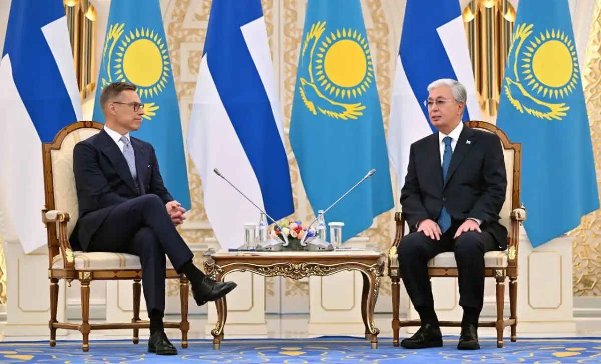 Қасым-Жомарт Тоқаев пен Александр Стубб Бірлескен мәлімдеме қабылдады