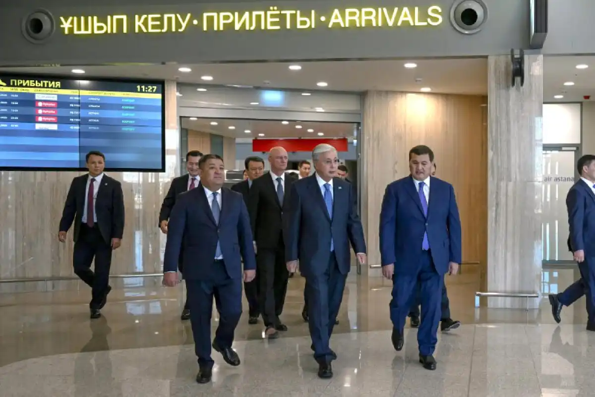 Мемлекет басшысы «Қорқыт ата» халықаралық әуежайының жаңа терминалымен танысты