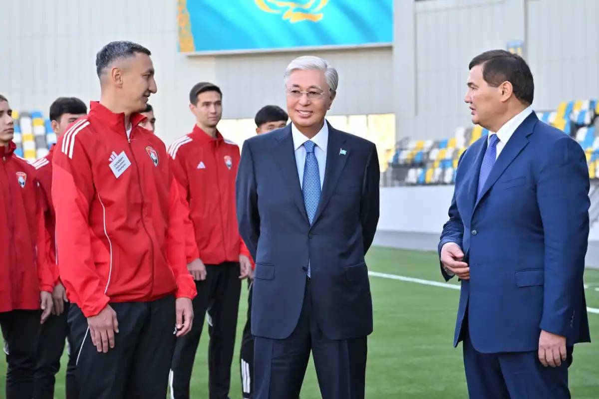Мемлекет басшысы Қызылорда қаласындағы орталық стадионға барды