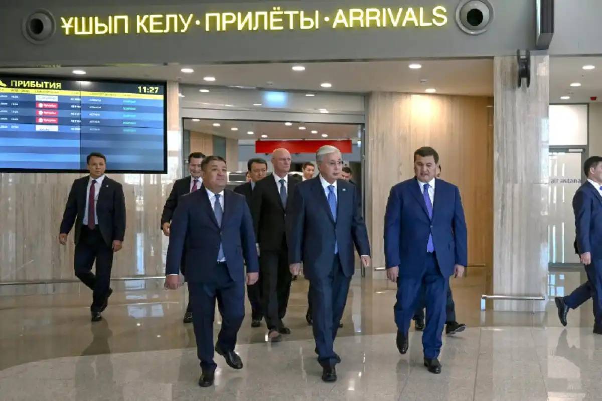 Мемлекет басшысы «Қорқыт ата» халықаралық әуежайының жаңа терминалымен танысты