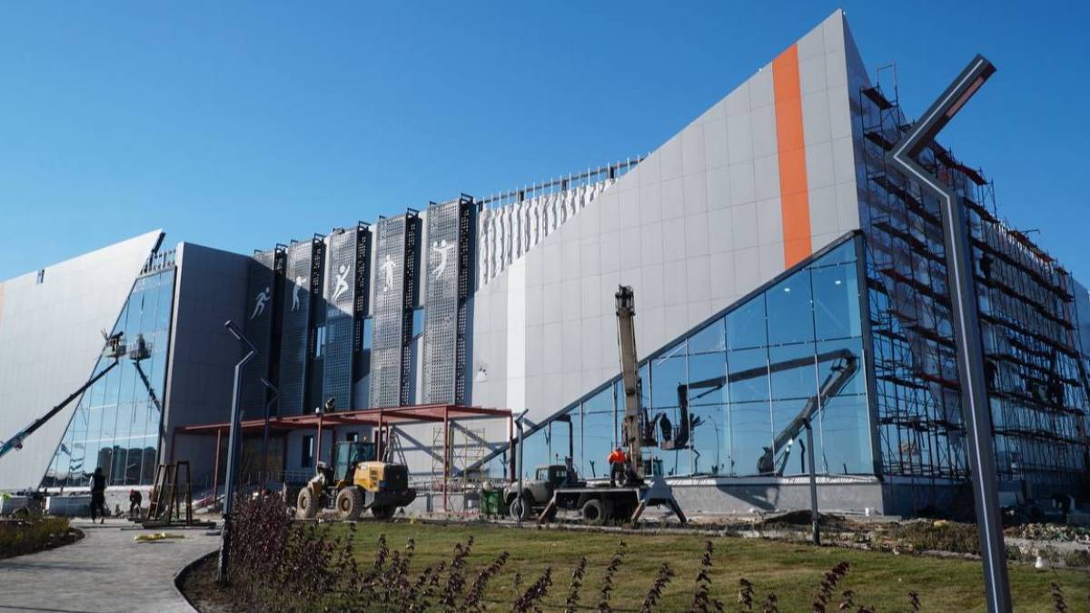 Президент тапсырмасы: Көкшетауда жаңа спорт кешені салынып жатыр