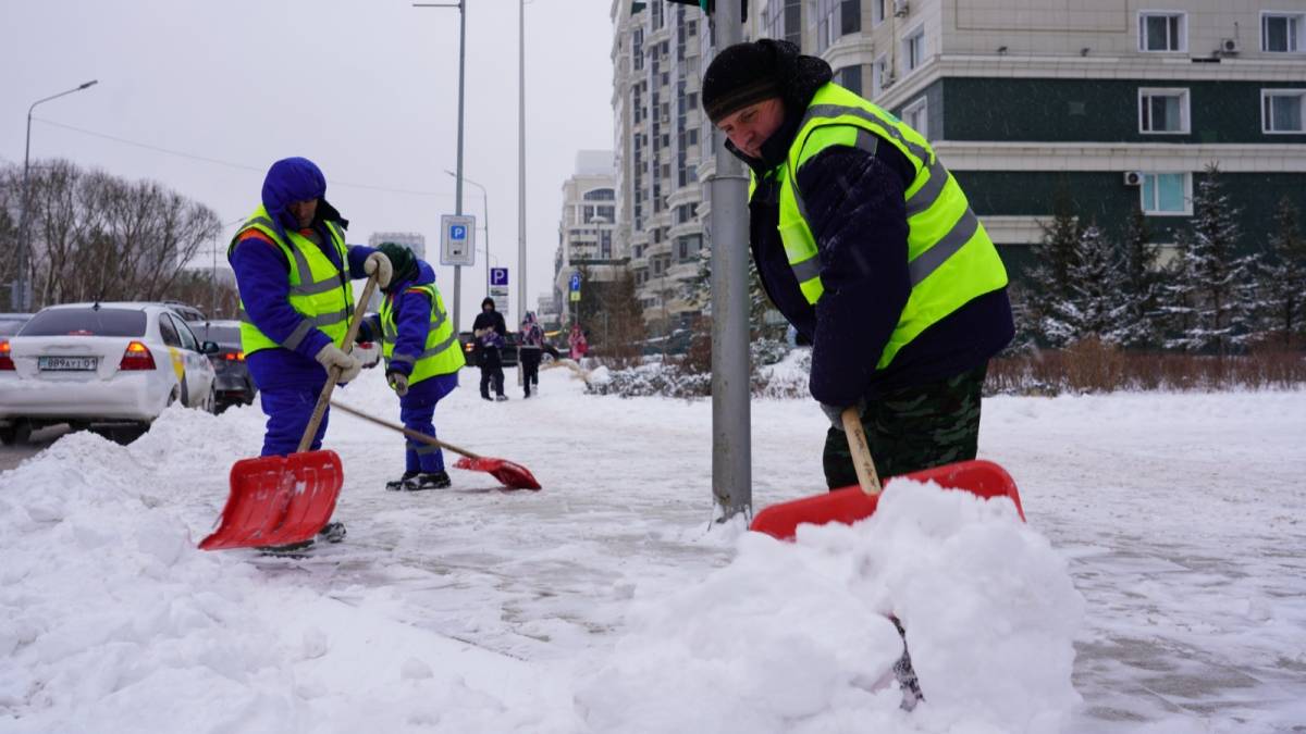 Астанада коммуналдық қызмет тәулік бойы жұмыс істеп жатыр