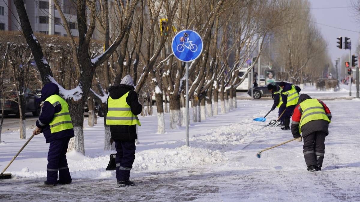 Астанада коммуналдық қызметтер тәулік бойы жұмыс істеп жатыр