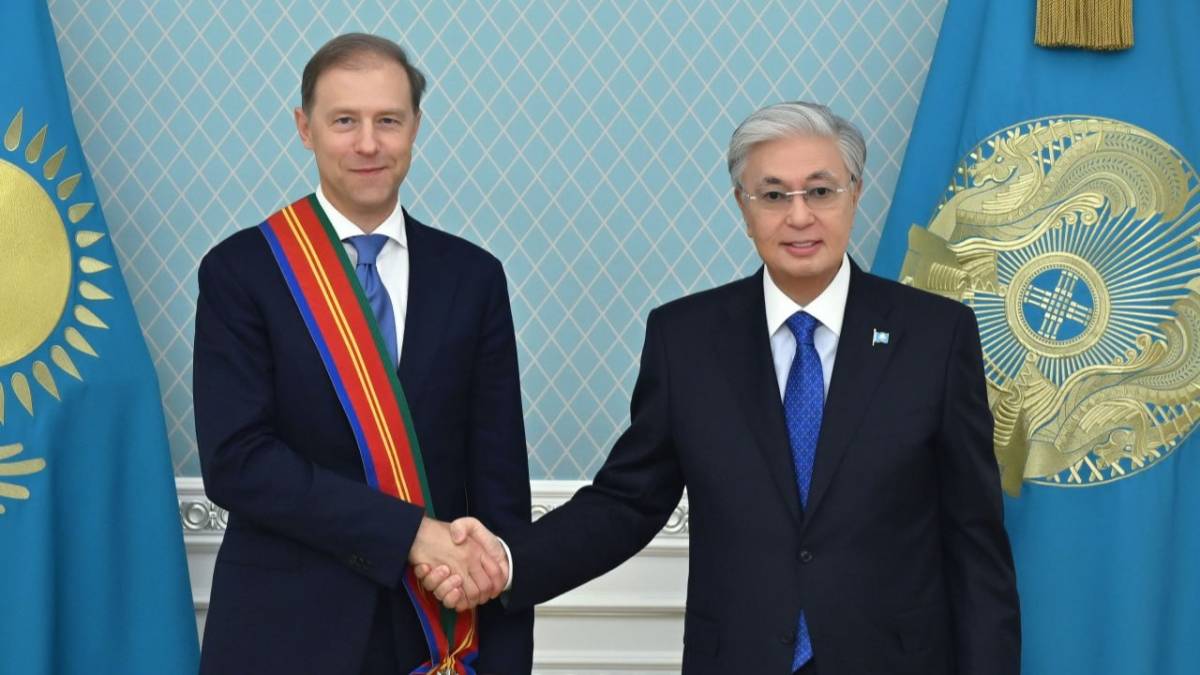 Тоқаев РФ Үкіметі төрағасының бірінші орынбасарын марапаттады