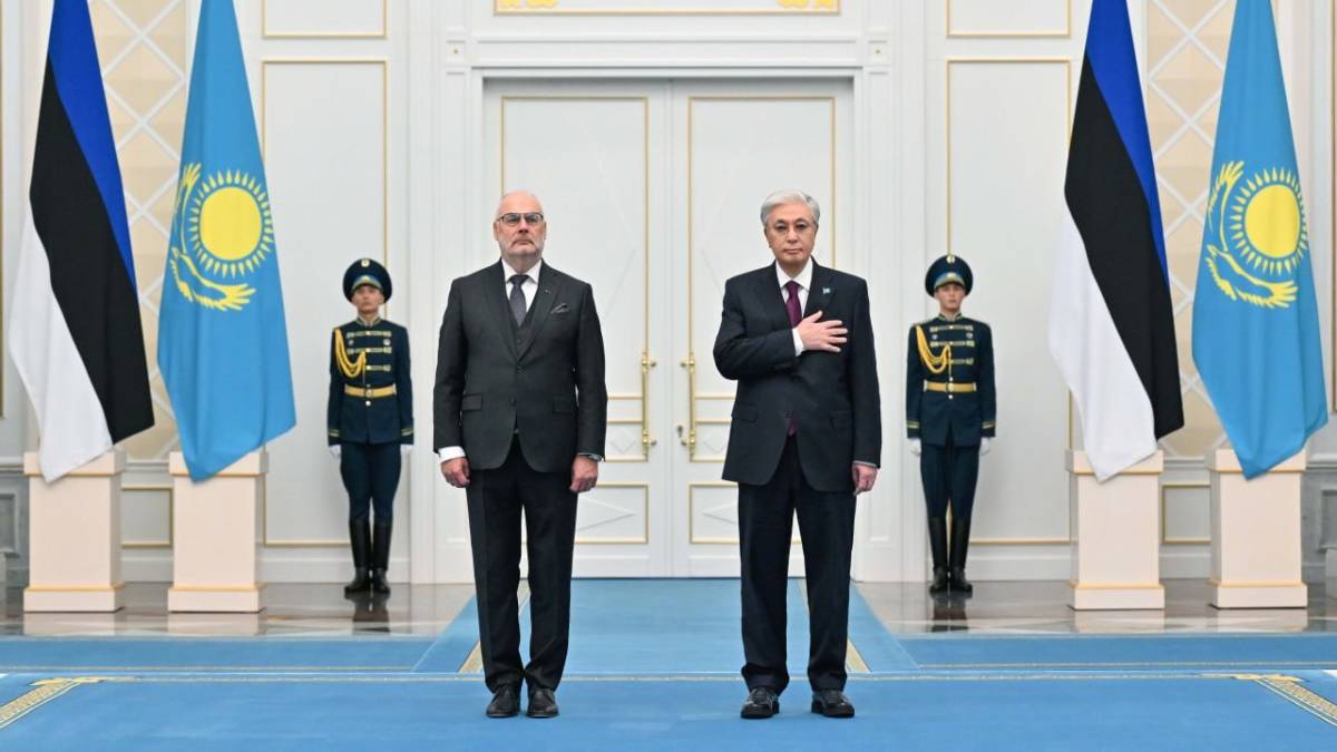 Тоқаев Ақордада Эстония Президентін қарсы алды
