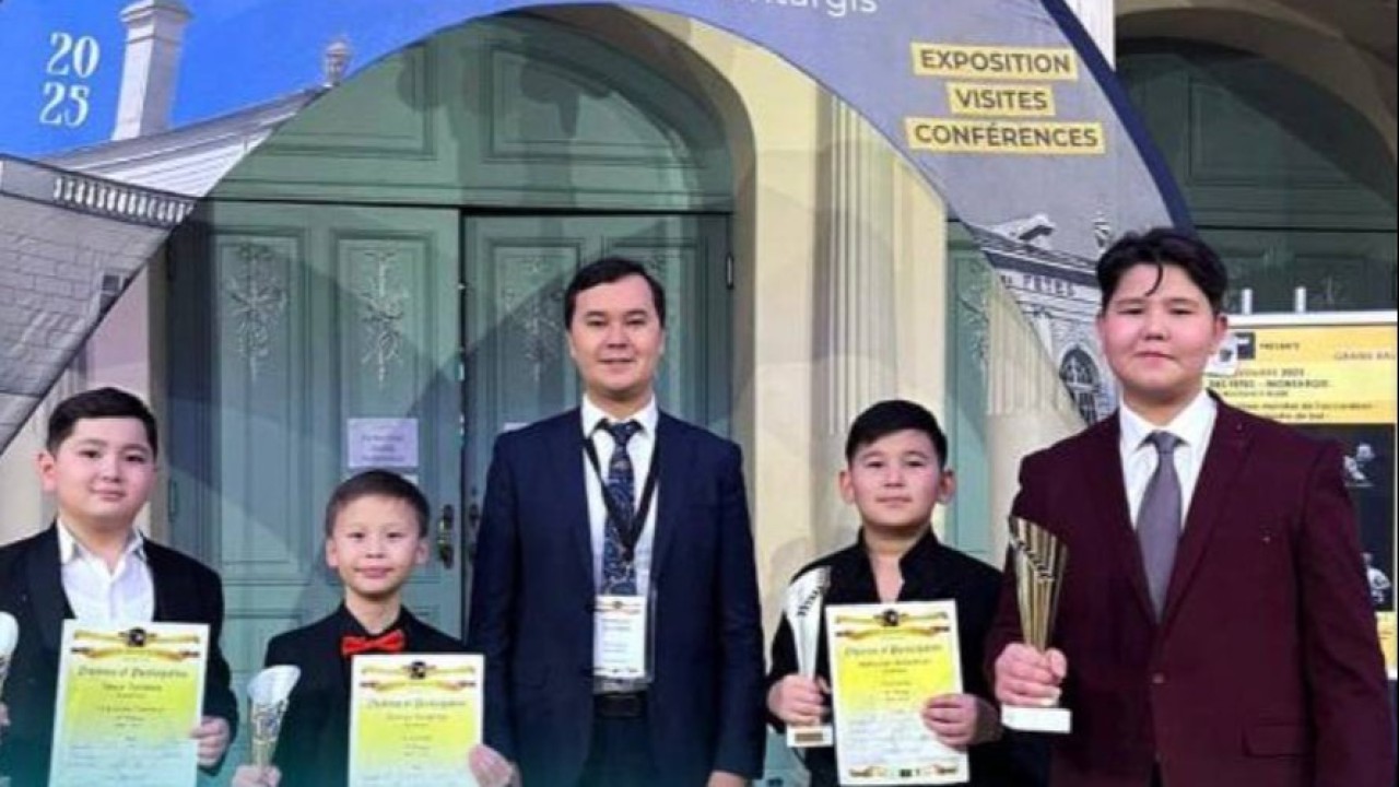 Қазақстандық оқушылар Францияда өткен аккордеоншылардың әлем чемпионатында сәтті өнер көрсетті