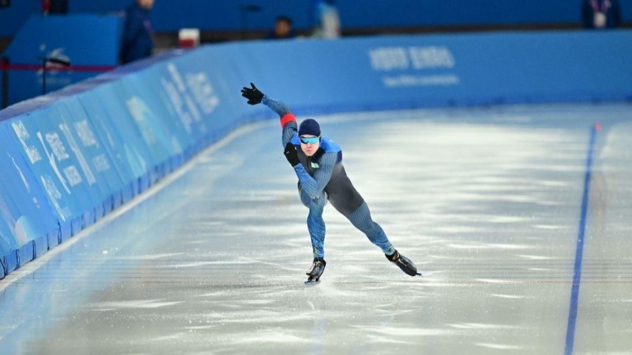 Қазақстандық спортшы конькимен жүгіруден Әлем кубогы кезеңінде үздік ондыққа кірді