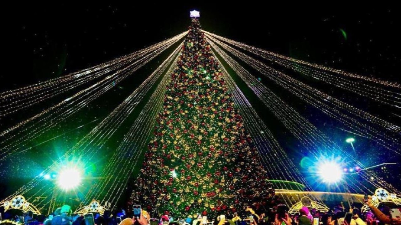 «Ертегі Fest»: Астанада 40-тан астам жаңа жылдық шыршаның шамы бір уақытта жағылады