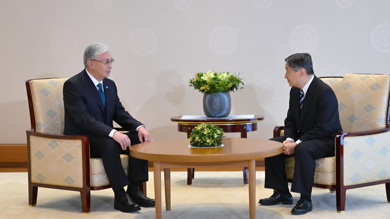 Президент Жапония Императоры Нарухитомен кездесті