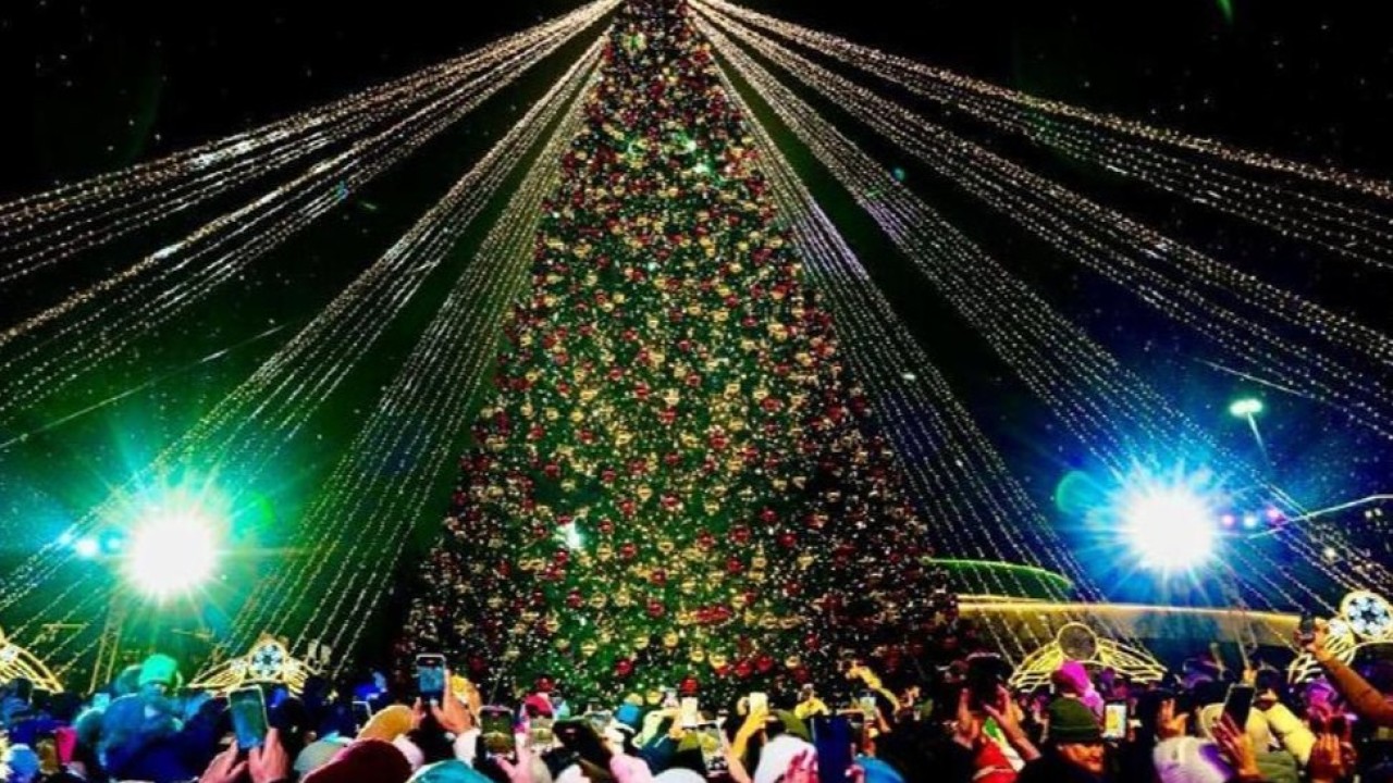 Бүгін Астанада шырша шамын жағуға байланысты «Астана Арена» маңында қозғалыс шектеледі