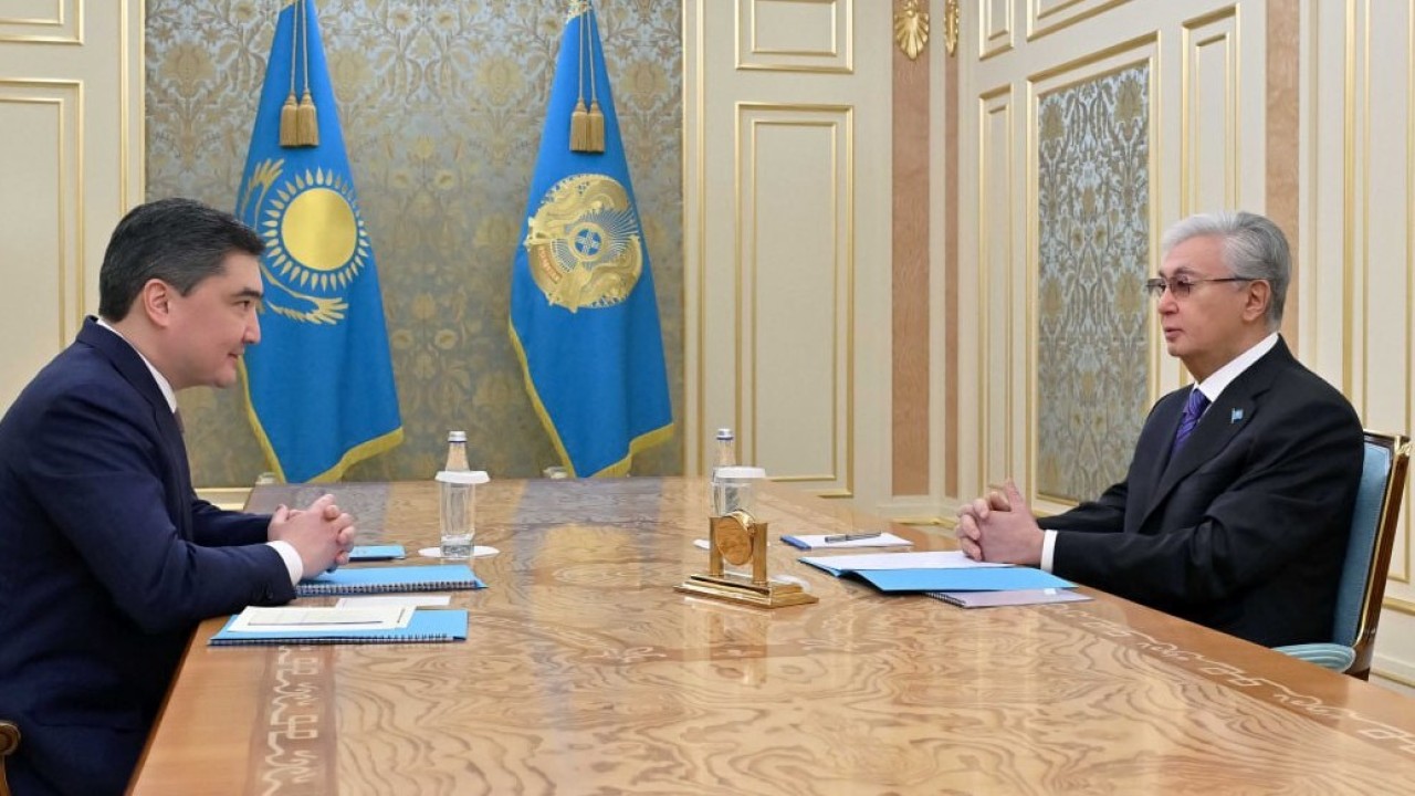Мемлекет басшысы Премьер-министр Олжас Бектеновті қабылдады