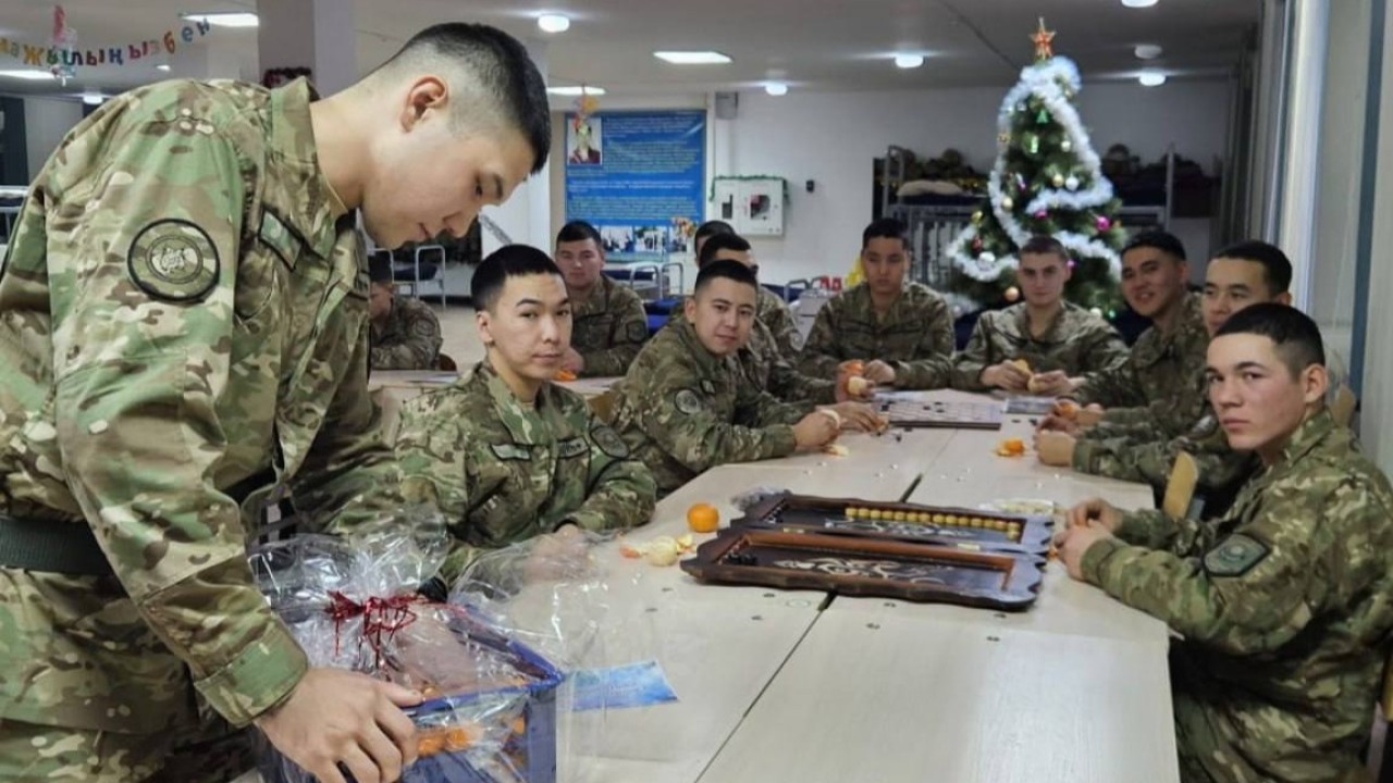 Жаңа жыл қарсаңында Ұлттық ұланның Бас қолбасшысы сарбаздардың тілегін орындады