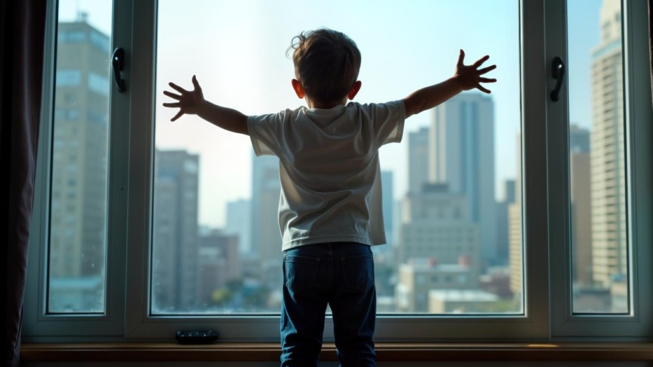 Астаналық құтқарушылар пәтерде қамалып қалған балаларды 9-қабаттан құтқарды